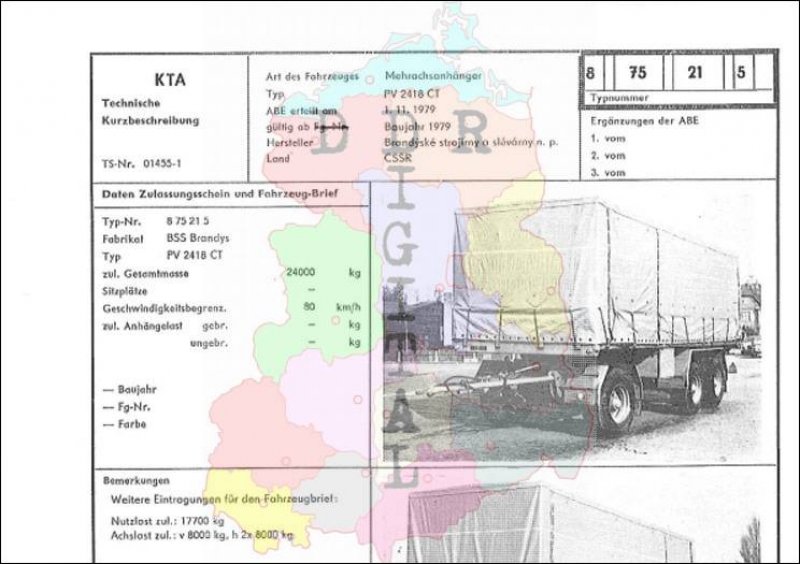 Mehrachsanhänger PV 2418 CT