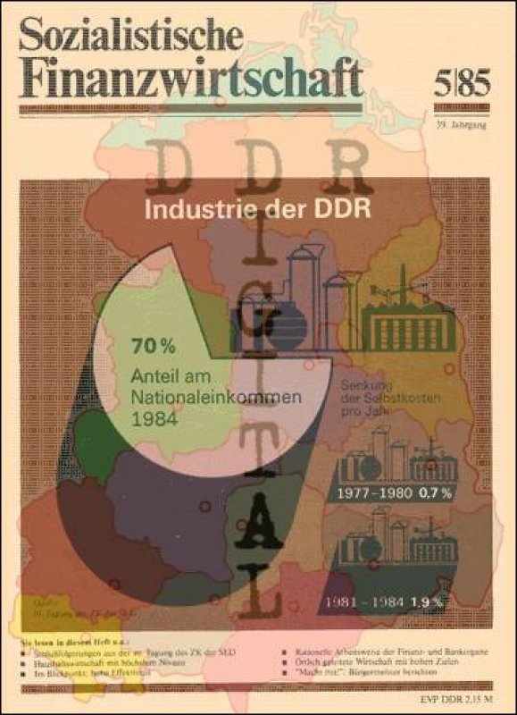 Sozialistische Finanzwirtschaft 5/85