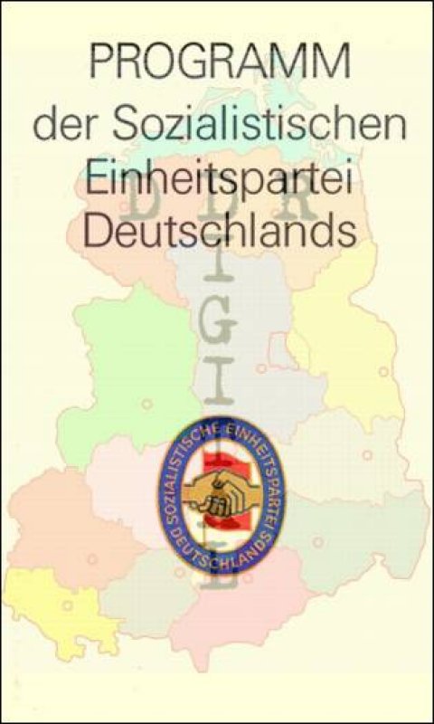 Programm der Sozialistischen Einheitspartei Deutschlands