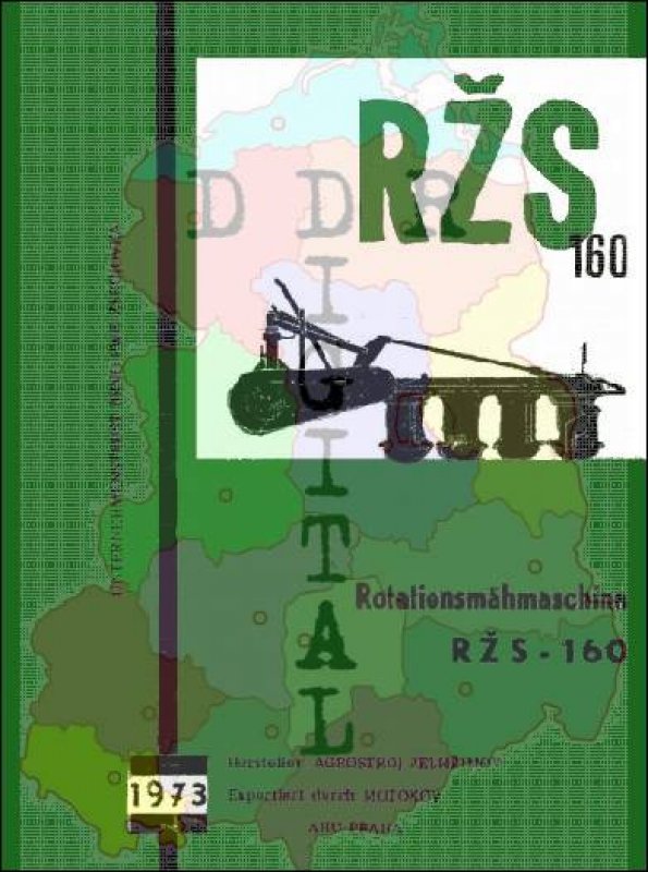 Bedienungsanleitung und Bestandteilkatalog Rotationsmähmaschine RZS-160