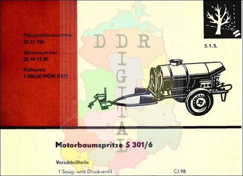 Motorbaumspritze S 301/6