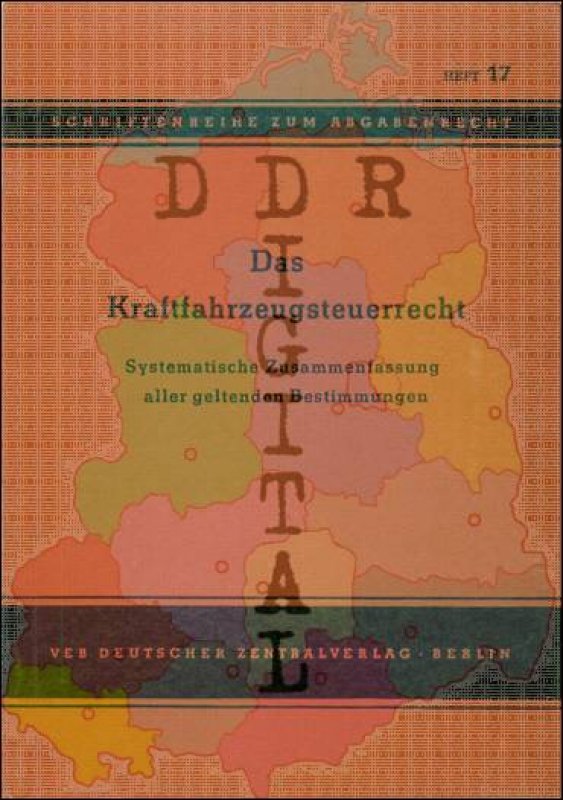Das Kraftfahrzeugsteuerrecht