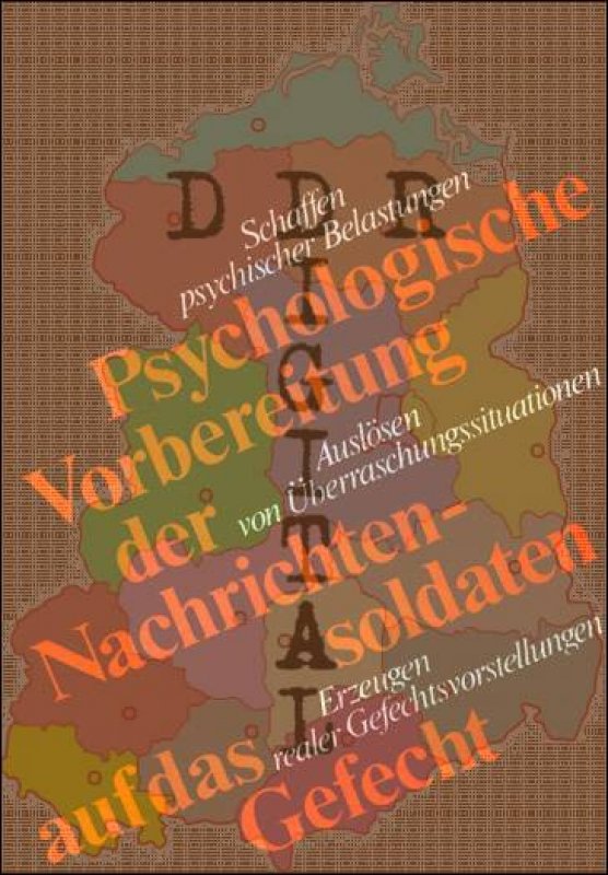 Psychologische Vorbereitung der Nachrichtensoldaten auf das Gefecht