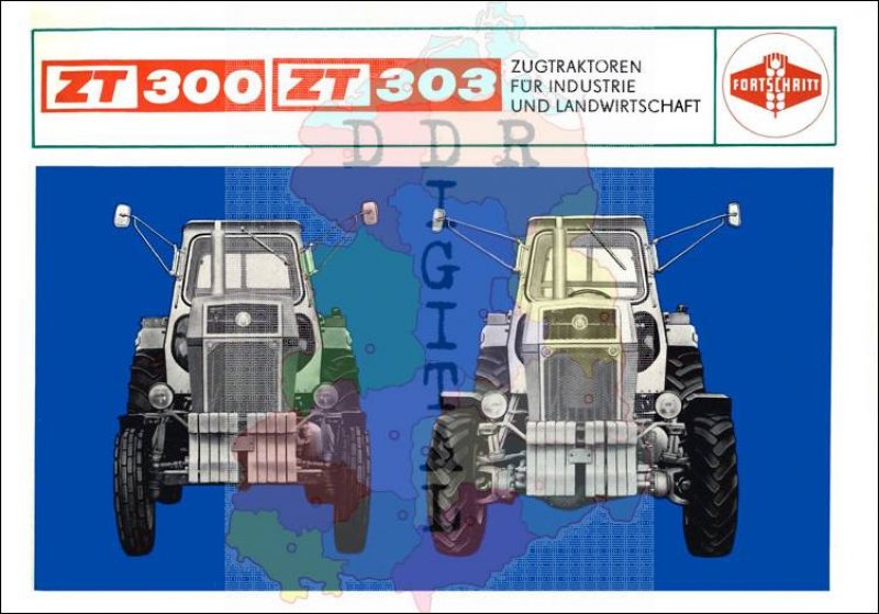 ZT 300, ZT 303, Zugtraktoren für Industrie und Landwirtschaft