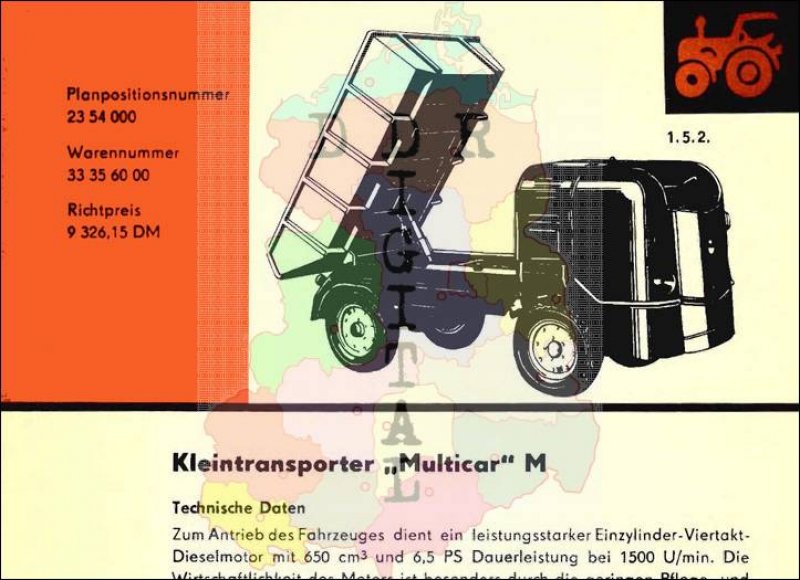Kleintransporter "Multicar" M