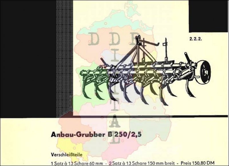 Anbau-Grubber B 250/2,5