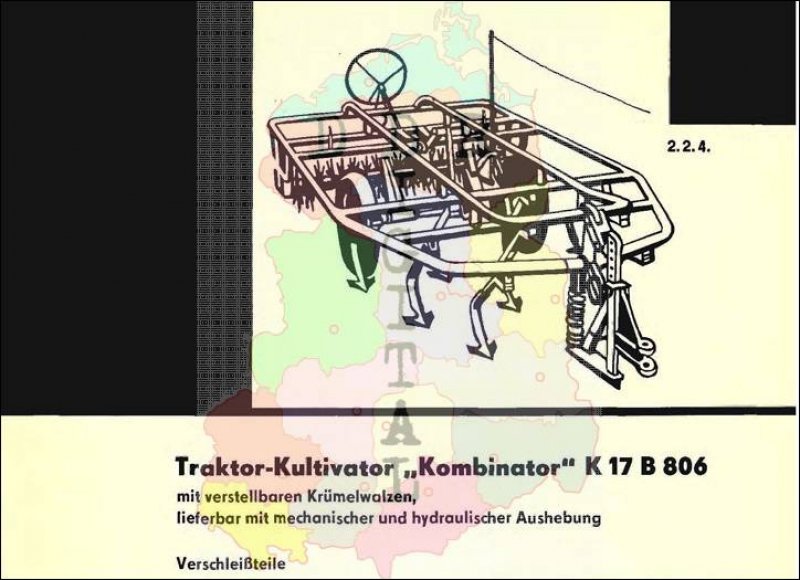 Traktor-Kultivator "Kombinator " K 17 B 806