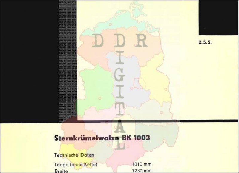 Sternkrümelwalze BK 1003