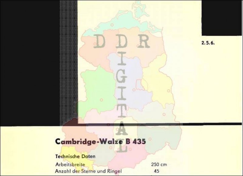 Cambridge-Walze B 435