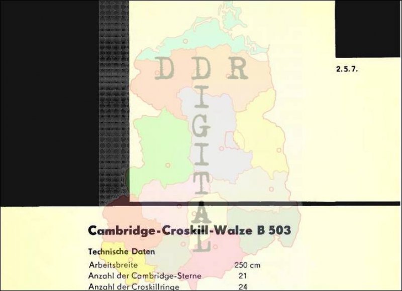 Cambridge-Croskill-Walze B 503