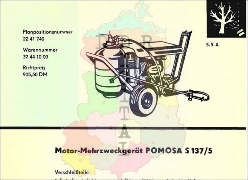 Motor-Mehrzweck-Gerät POMOSA S 137/5