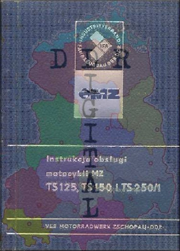 Bedienungsanleitung Motorräder MZ TS 125, TS 150 i, TS 250/1