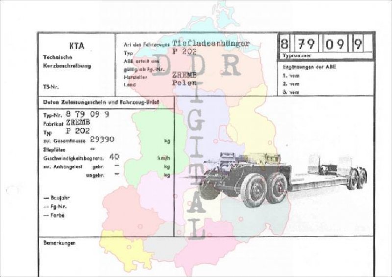 Tiefladeanhänger P 202