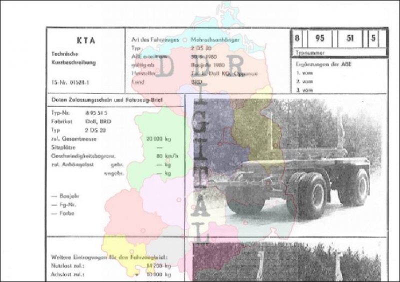 Mehrachsanhänger 2 DS 20