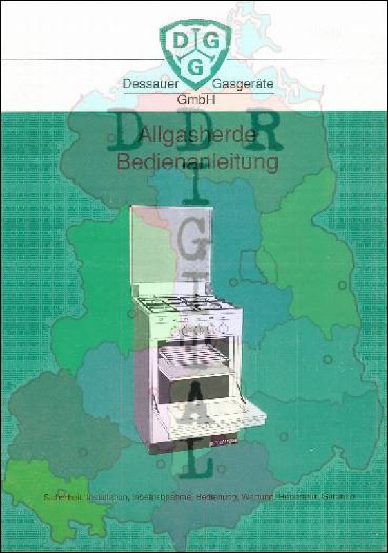 Allgasherde Bedienanleitung