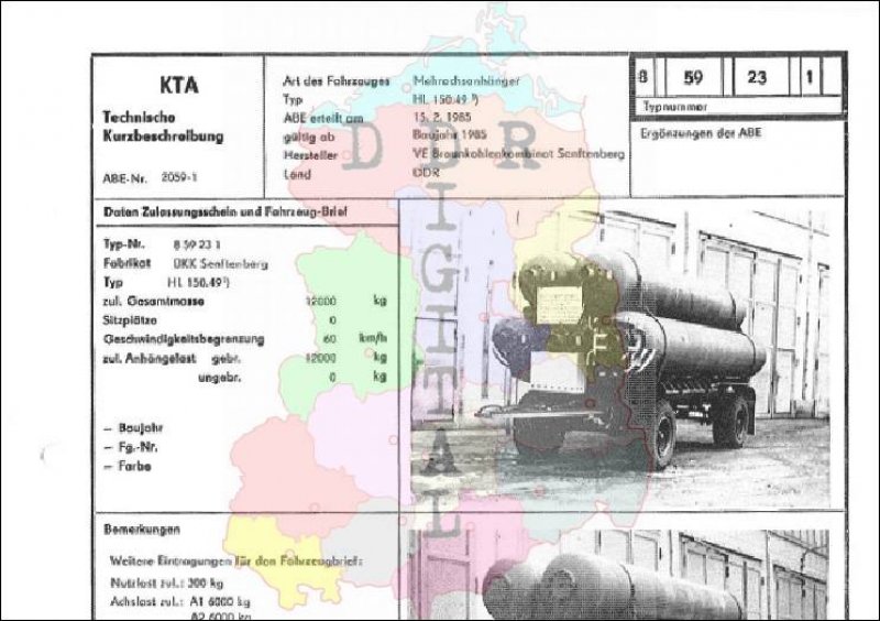 Mehrachsanhänger HW 150.49