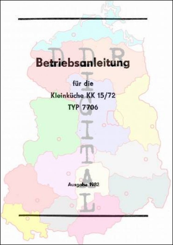 Bedienungsanleitung für die Kleinküche KK 15/72 Typ 7706