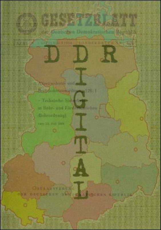 Arbeitsschutz- und Brandschutzordnung 126/1 - Technische Sicherheit in Bohr- und Förderbetrieben - (Bohranordnung)