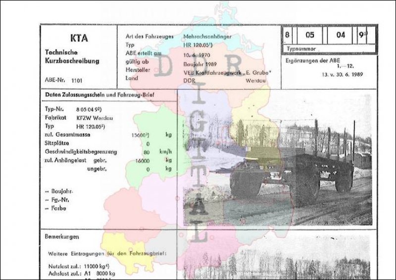 Mehrachsanhänger HR 120.05/1
