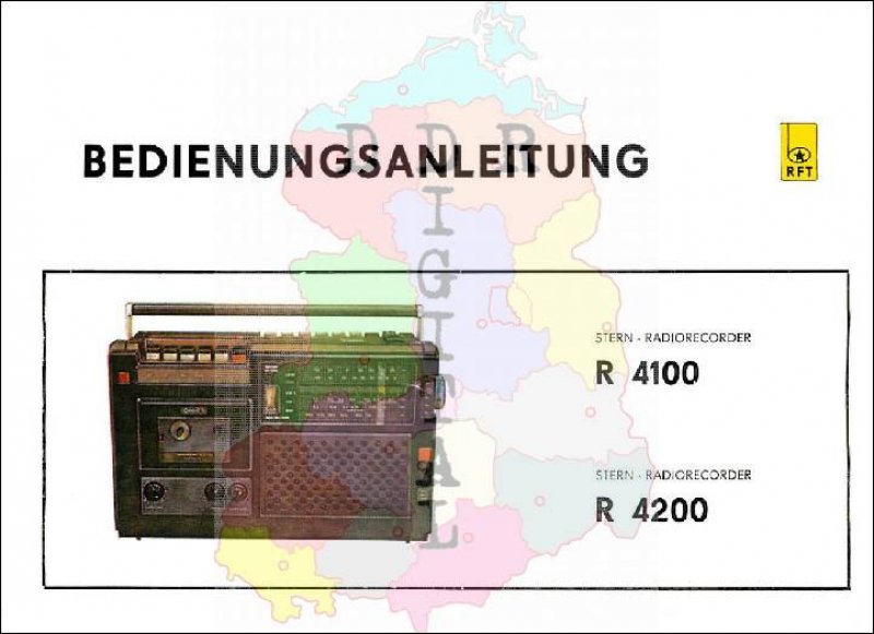 Bedienungsanleitung Stern-Radiorecorder R 4100, R4200