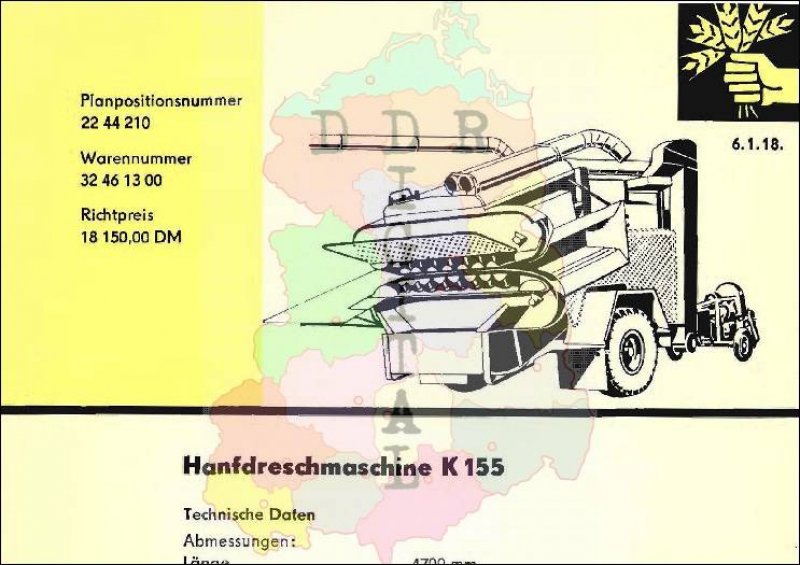 Hanfdrehmaschine K 155