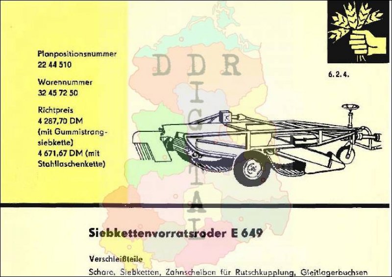 Siebkettenvorratsroder E 649