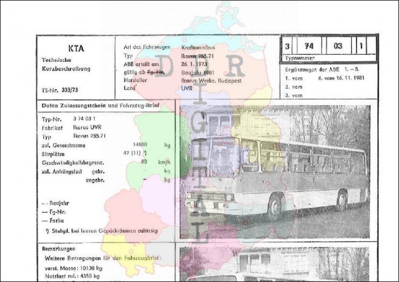 Kraftomnibus Ikarus 255.71