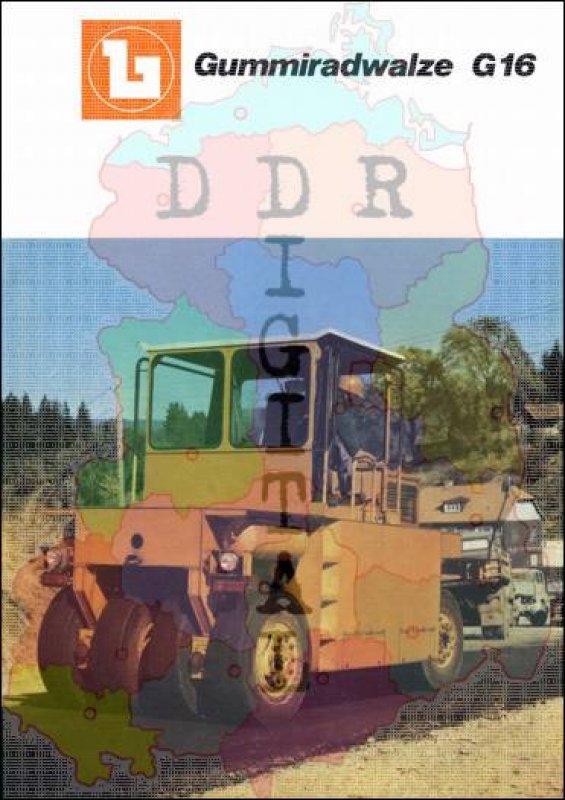 Selbstfahrende Gummiradwalze G 16 (SGW 16)
