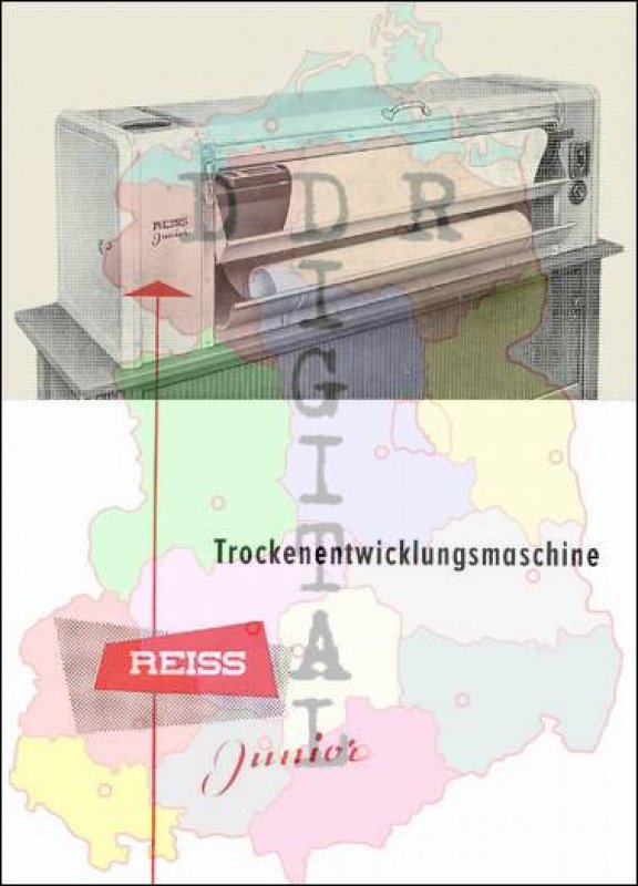 Trockenentwicklungsmaschine "Reiss-Junior"