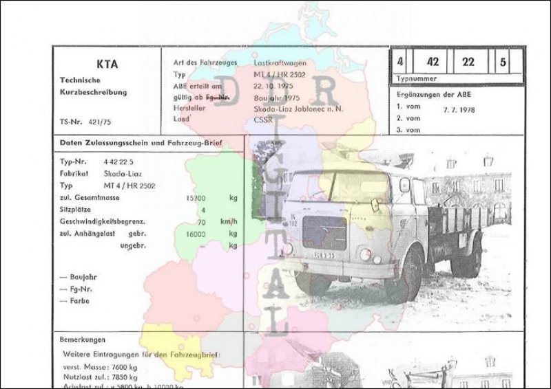 Lastkraftwagen MT 4 / HR 2502
