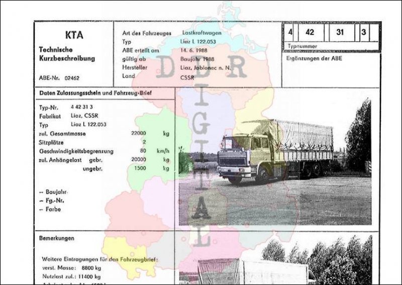 Lastkraftwagen LIAZ L 122.053