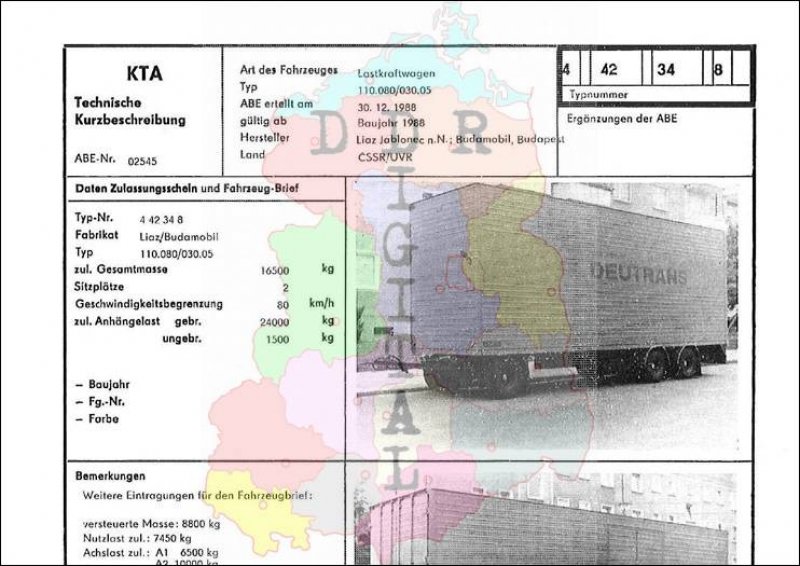 Lastkraftwagen 110.080/030.05