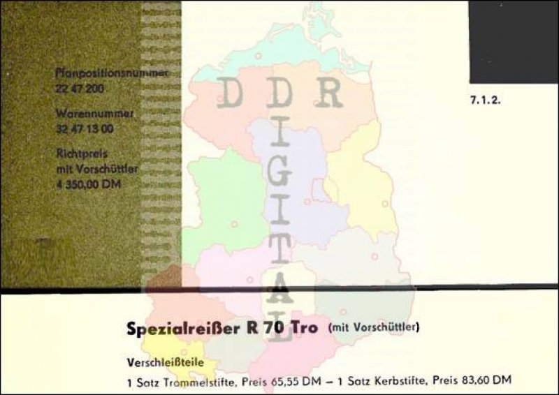 Spezialreißer R 70 Tro