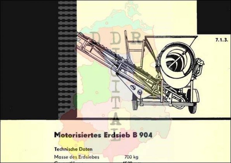 Motorisiertes Erdsieb B 904