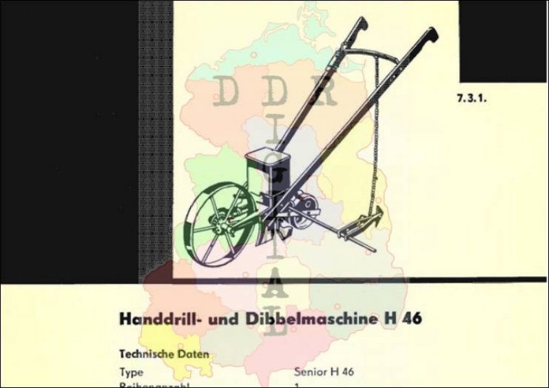 Handdrill- und Dibbelmaschine H 46