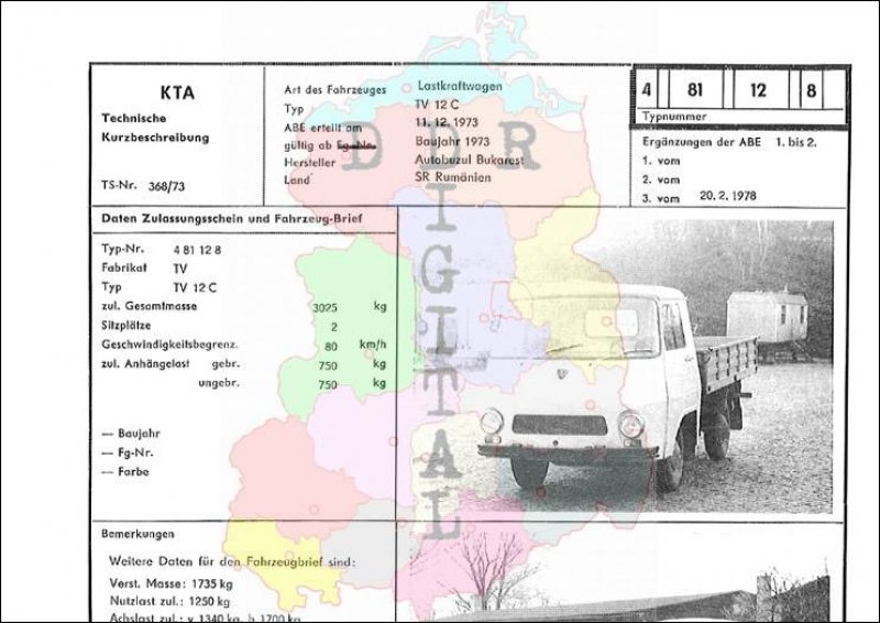 Lastkraftwagen TV 12 C