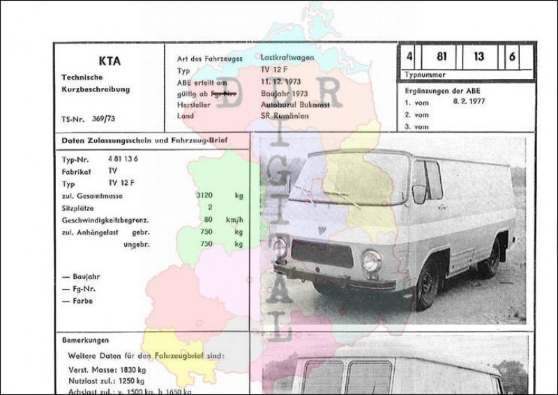Lastkraftwagen TV 12 F