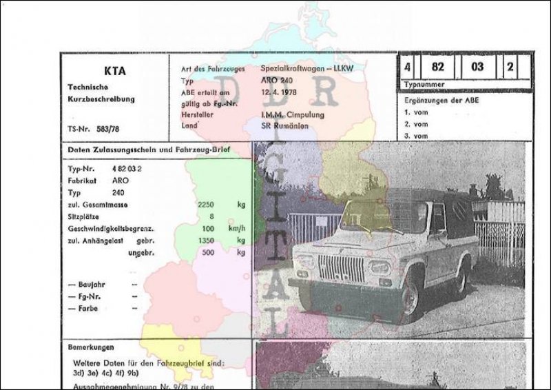 Spezialkraftwagen LLKW ARO 240
