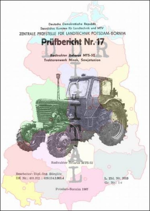 Radtraktor Belarus MTS-52