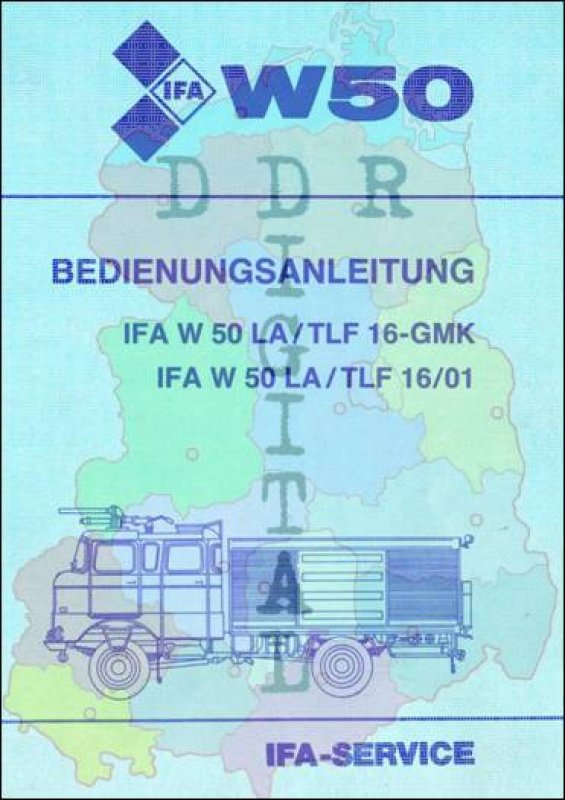 Tanklöschfahrzeug W 50 LA/TLF 16-GMK, W 50 LA/TLF 16/01