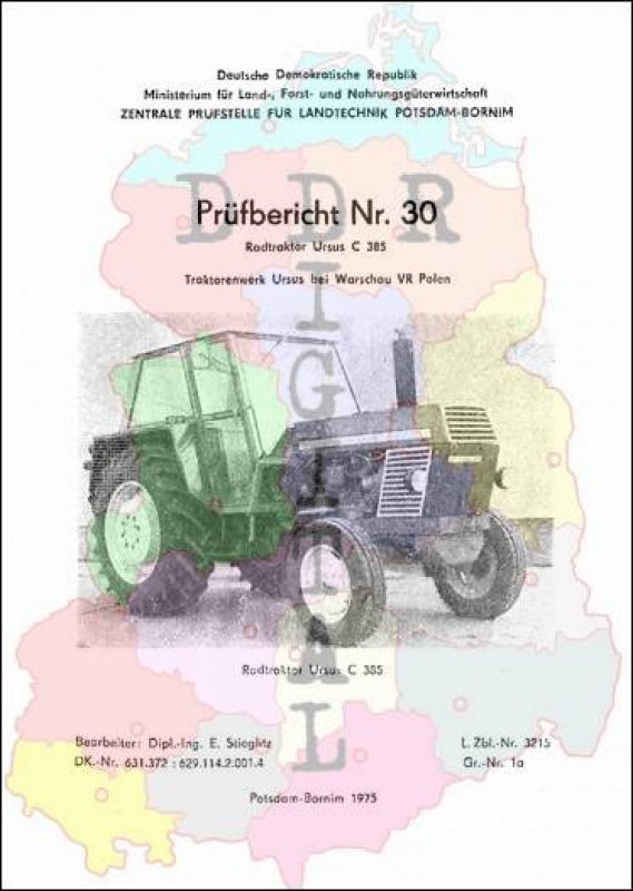 Radtraktor Ursus C 385