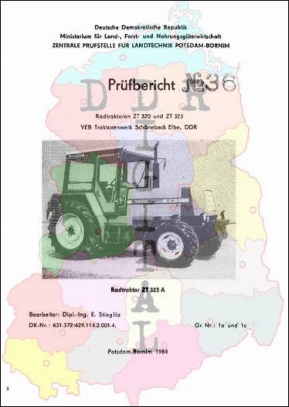 Radtraktoren ZT 320 und ZT 323