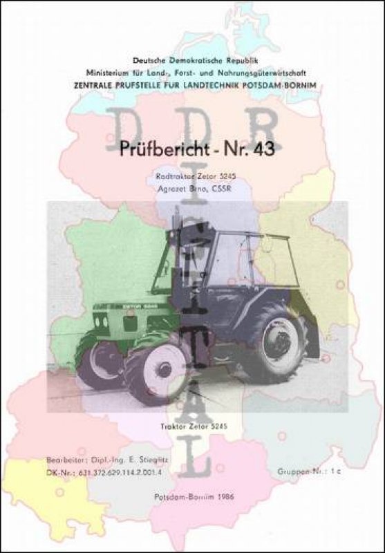 Radtraktor Zetor 5245