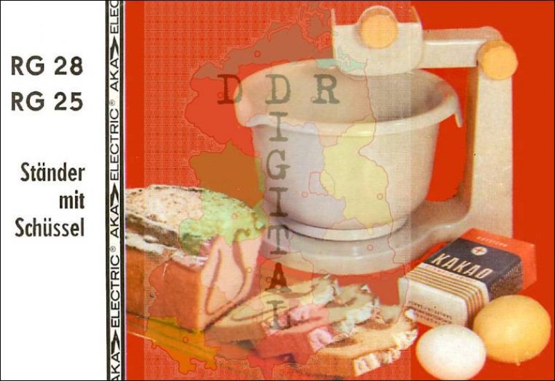 Ständer mit Schüssel, RG 28, RG 25