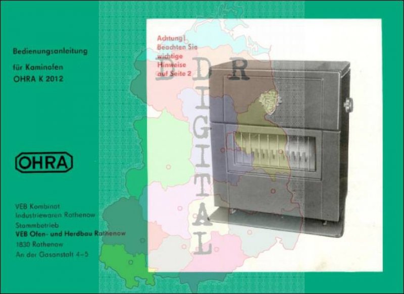 Kaminofen OHRA K 2012
