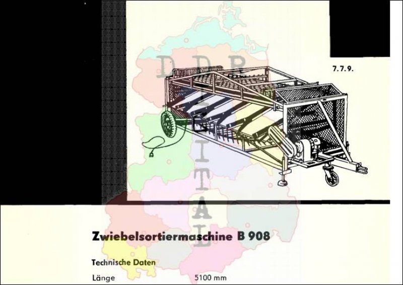 Zwiebelsortiermaschine B 908