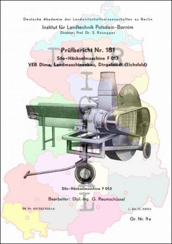 Silo-Häckselmaschine F 013