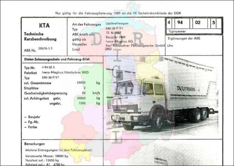 Lastkraftwagen 240-36 P/V1