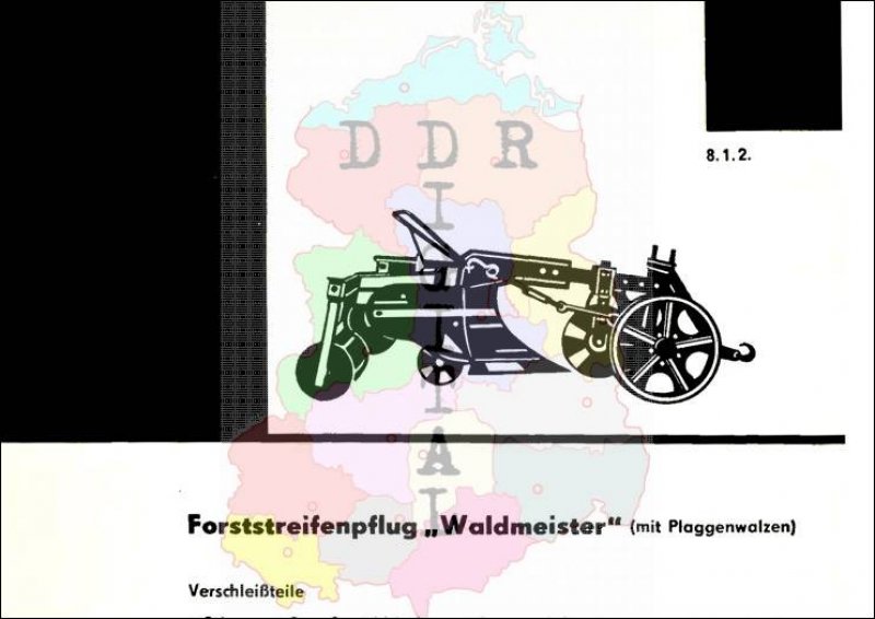 Forststreifenpflug Waldmeister (mit Plaggenwalzen)