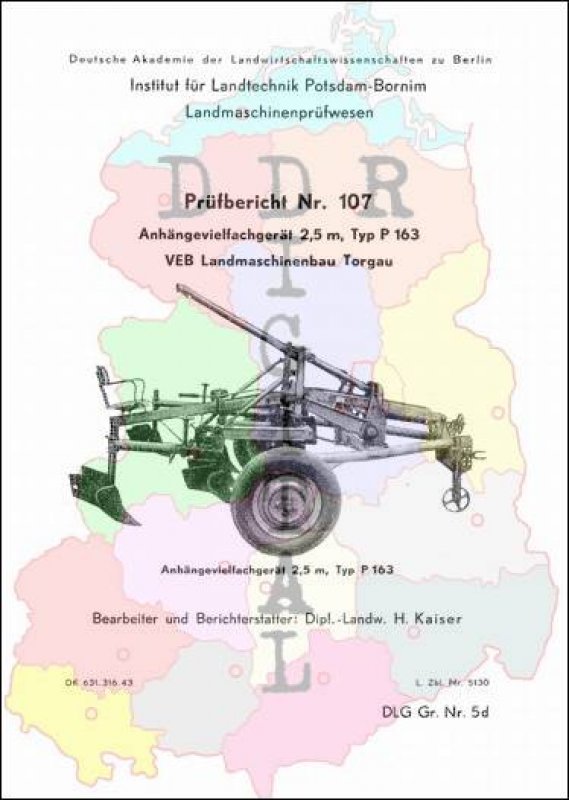 Anhängevielfachgerät 2,5 m, Typ P 163